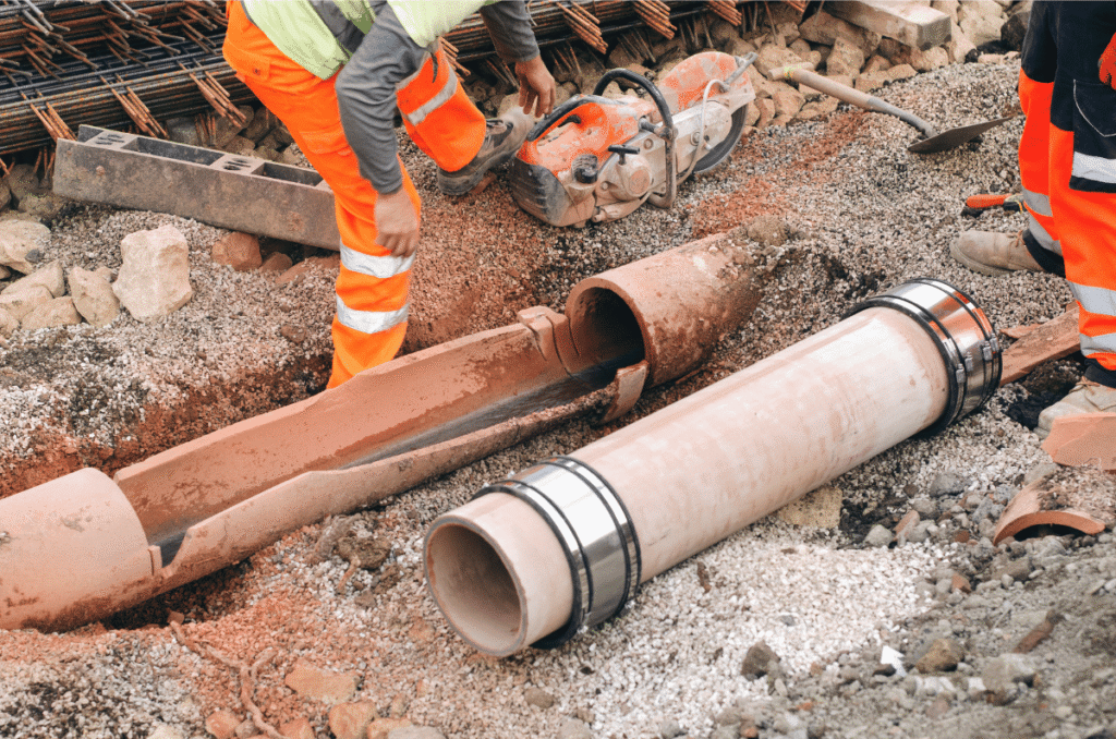 Septic system repair